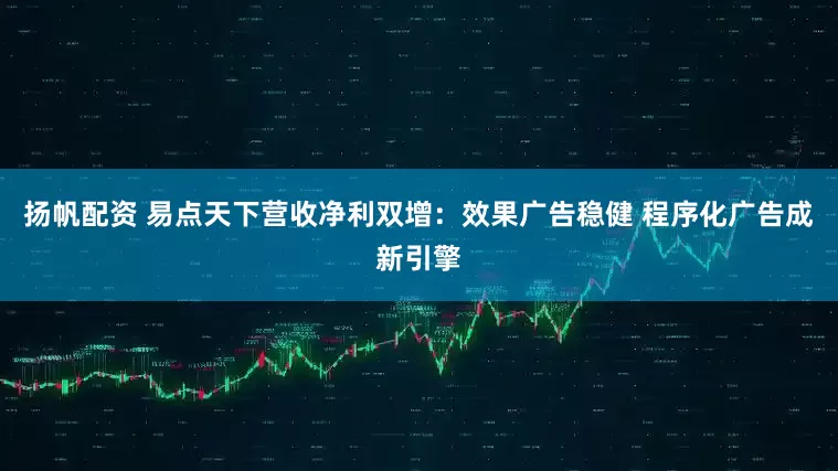 扬帆配资 易点天下营收净利双增：效果广告稳健 程序化广告成新引擎